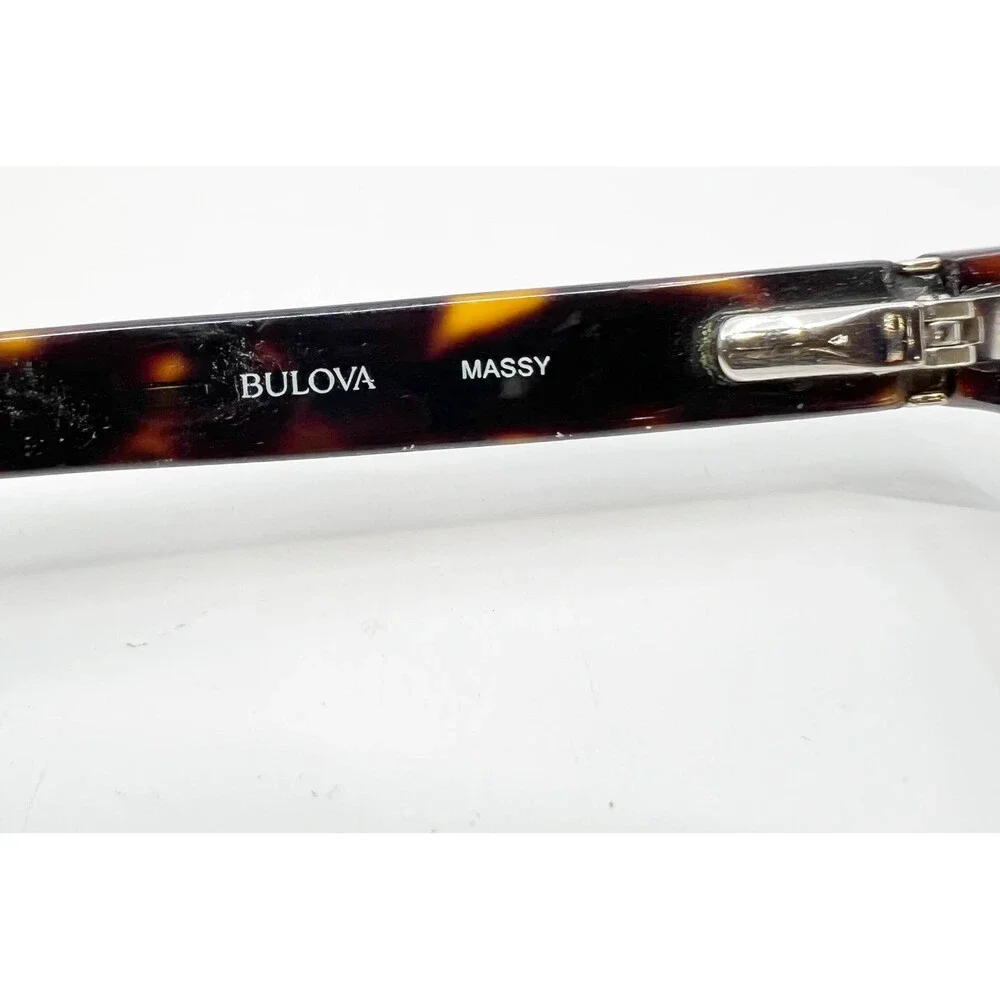 Bulova Massy Eyeglass Frames Womens Tortoise Brown Full Rim 53-16-135